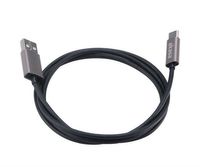 Akasa AK-CBUB32-10GR USB-kabel 1 m USB 2.0 USB A USB C Grijs - thumbnail