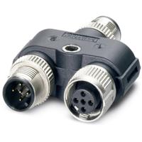 Phoenix Contact 1438079 Sensor/actuator verdeler en adapter M12 Aantal polen: 5 Adapter, Y-vorm 5 stuk(s)