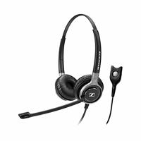 Sennheiser SC 660 binauraal hoofdband, zwart, zilver, hoofdtelefoon met microfoon (callcenter/kantoor, binauraal, hoofdband, zwart, zilver, bekabeld, 1 m)