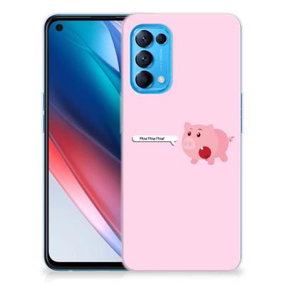 OPPO Find X3 Lite | Reno5 5G Telefoonhoesje met Naam Pig Mud
