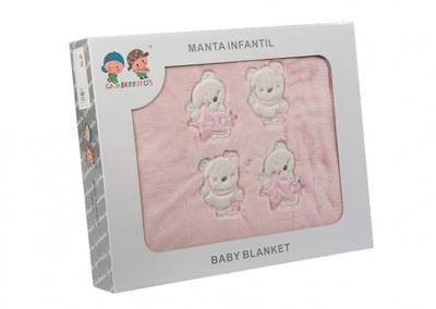 Gamberritos babydeken berenprint 110 x 140 cm fleece