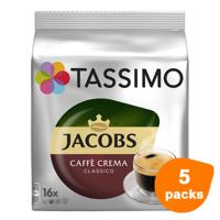 Tassimo - Jacobs Caffè Crema Classico - 5x 16 T-Discs