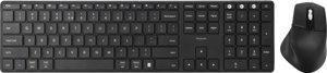 BlueBuilt Draadloos Bluetooth QWERTY Pro Toetsenbord + Ergonomische Bluetooth Muis