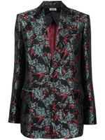 Zadig&Voltaire blazer à fleurs en jacquard - Noir