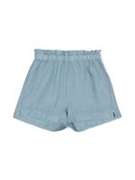 Il Gufo short court à taille élastiquée - Bleu