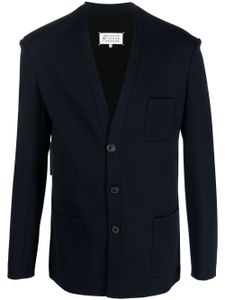 Maison Margiela manteau Milano à simple boutonnage - Bleu