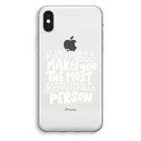 The prettiest: iPhone X Transparant Hoesje