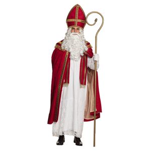 Sinterklaas kostuum - inclusief witte handschoenen kort