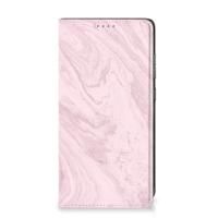 Samsung Galaxy A52 Standcase Marble Pink - Origineel Cadeau Vriendin - thumbnail