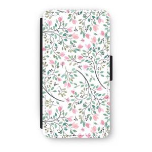 Sierlijke bloemen: iPhone XS Flip Hoesje