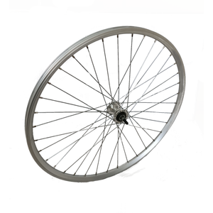 Voorwiel 28 x 1 3/8 Nexus (voor Rollerbrakes) zilveren alu hoge velg