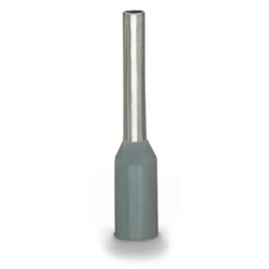 WAGO 216-242 Adereindhulzen 0.75 mm² Deels geïsoleerd Grijs 1000 stuk(s)