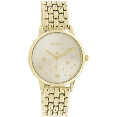 OOZOO C11028 Horloge Timepieces staal goudkleurig 34 mm OOZOO C11028 Horloge Timepieces staal goudkleurig 34 mm