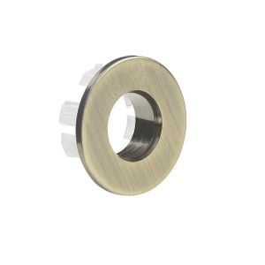 Crosswater MPRO Overloopring - 3cm - rond - messing geborsteld OVFLOWF