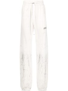 AMIRI pantalon de jogging à imprimé craquelé - Blanc