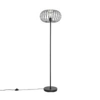 QAZQA Design vloerlamp zwart - Johanna