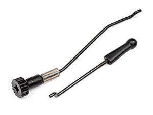 Throttle rod/brake rod set