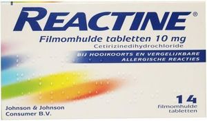 Reactine Anti histaminicum 10mg (14 tab)