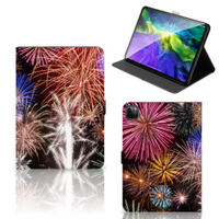 iPad Pro 11 2020/2021/2022 Tablet Hoes met standaard Vuurwerk