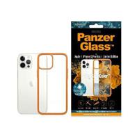 iPhone 12 Pro Max PanzerGlass ClearCase Antibacterial Case - Orange / Clear - thumbnail