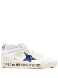 Golden Goose baskets mi-montantes Star - Blanc