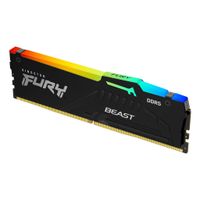 Kingston Technology FURY Beast RGB geheugenmodule 32 GB 1 x 32 GB DDR5 5600 MHz - thumbnail