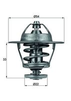 Thermostaat, koelvloeistof TX5385D - thumbnail