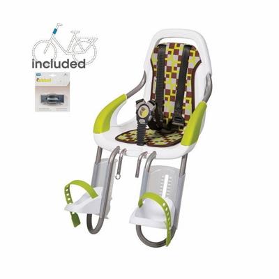 voorzitje wit stuurpen bevestiging Checked Green