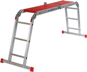 Altrex Varitrex Plus Vouwladder Aluminium, Rood