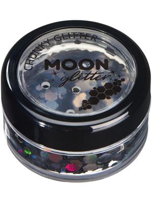Moon Glitter Parelmoer Grof Zwart
