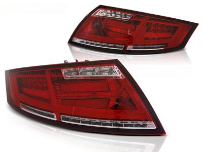 Tuning-Tec Achterlichten voor Audi TT 04 06-02 14 ROOD HELDER LED STRIP
