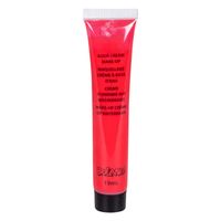 Schmink/make-up tube - rood - 19 gram - waterbasis - carnaval/Halloween