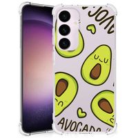 Samsung Galaxy S24 Plus Stevig Bumper Hoesje Avocado Singing