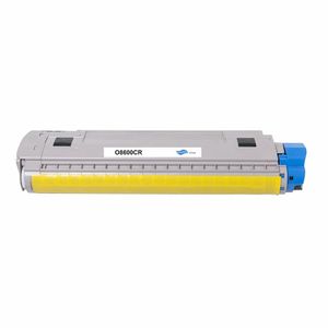 Oki 43487711 alternatief Toner cartridge Cyaan 6000 pagina&apos;s