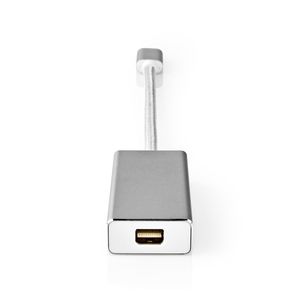 USB-Adapter | USB 3.2 Gen 1 | USB-C© Male | Mini DisplayPort | 5 Gbps | 0.20 m | Rond | Verguld |