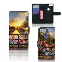 Alcatel 1S (2019) Flip Cover Amsterdamse Grachten