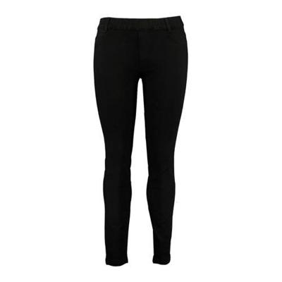 MS Mode slim fit tregging zwart