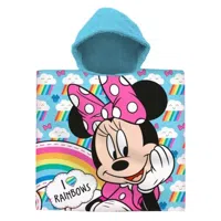 Minnie Mouse poncho Rainbow 60 x 120 cm - thumbnail