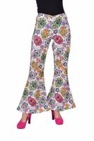 Hippie Broek Mexican Skull dames