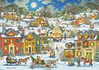 Festive Village Holiday Cards