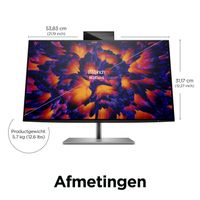 HP Z24m G3 LED-monitor Energielabel F (A - G) 60.5 cm (23.8 inch) 2560 x 1440 Pixel 16:9 5 ms HDMI, DisplayPort, USB 3.1 Gen 1, USB-C IPS LED - thumbnail