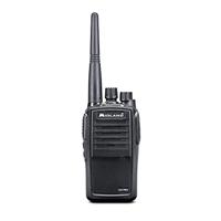 Midland G15 PRO radioapparatuur IP67 walkietalkie 32 kanalen PMR446-1 zender, oplaadbare Li-ion batterijen 1600 mAh, tafellader en wandadapter