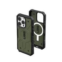 URBAN ARMOR GEAR Pathfinder MS Case compatibel met Apple iPhone 16 Pro Case (Draadloos/Magnetisch opladen compatibel, militaire standaard druppelbescherming) olive drab
