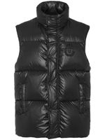 Billionaire logo-embroidered padded gilet - Noir