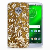 Siliconen Hoesje Motorola Moto G6 Plus Barok Goud