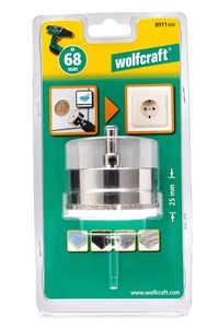 Wolfcraft 8911000 Gatenzaag 68 mm Diamant gecoat 1 stuk(s)