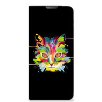 Motorola Moto E20 Magnet Case Cat Color - thumbnail