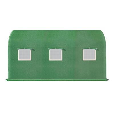 Viking Choice  Tuinkas vervangingszeil -  2x3,5M - groen PE-folie