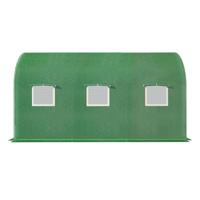 Viking Choice  Tuinkas vervangingszeil -  2x3,5M - groen PE-folie