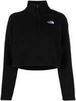 The North Face sweat Glacier en polaire à coupe crop - Noir